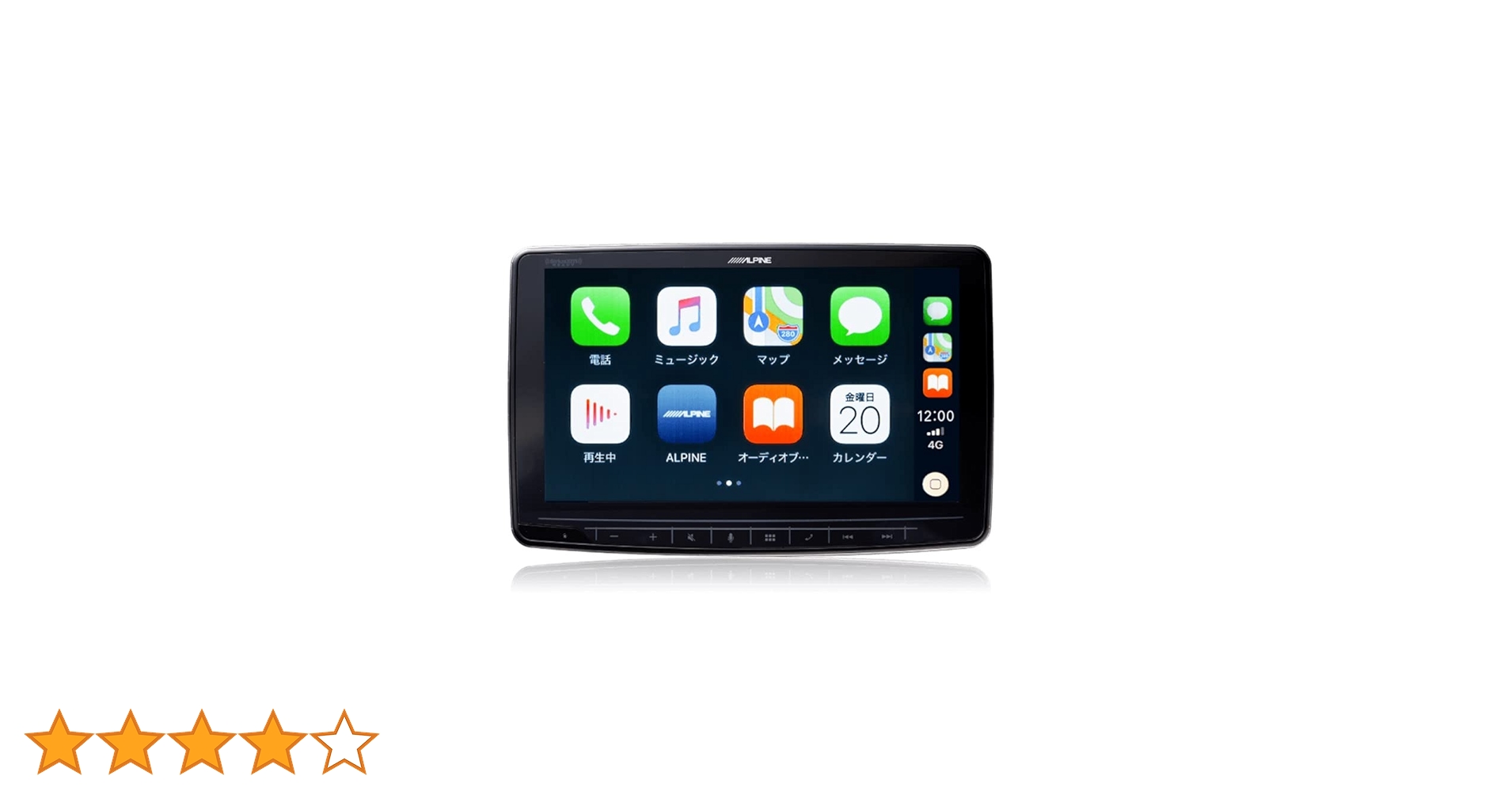 カーオーディオ ALPINE DAF9V ディスプレイオーディオ 9型フローティングビッグDA アルパインストア